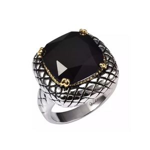 New Black Onyx Sterling Silver Ring